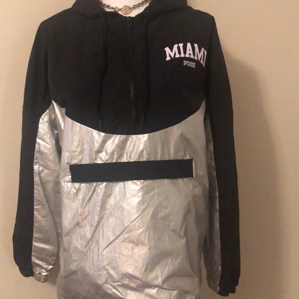 VS PINK Half Zip Anorak Jacket